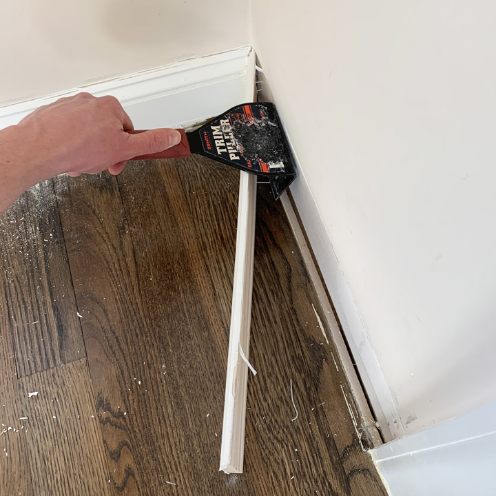 How to remove baseboards without damaging them or the wall