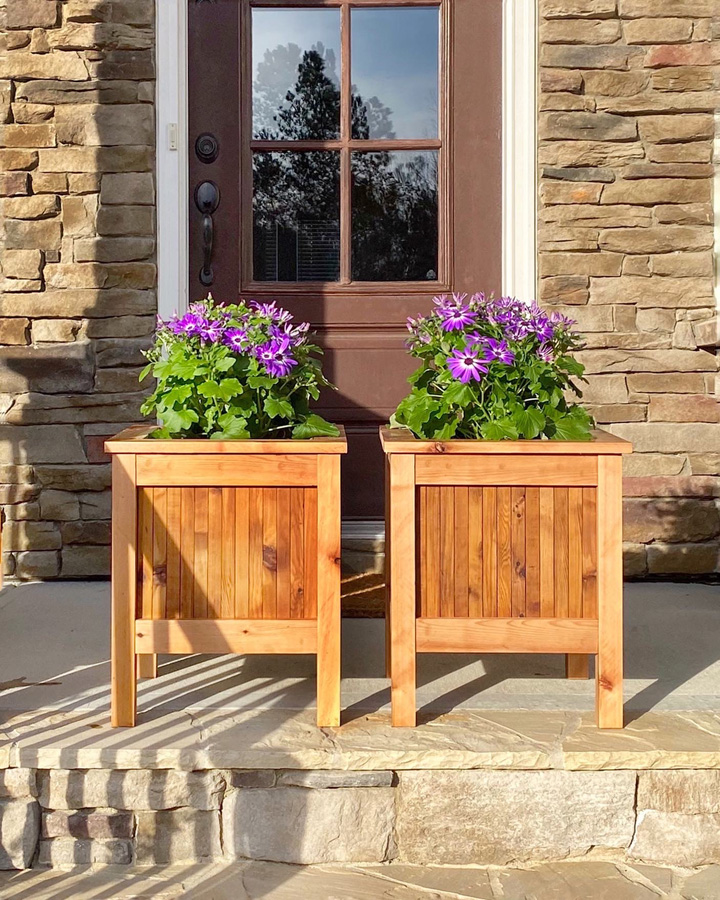 Build Outdoor Planter from Wood